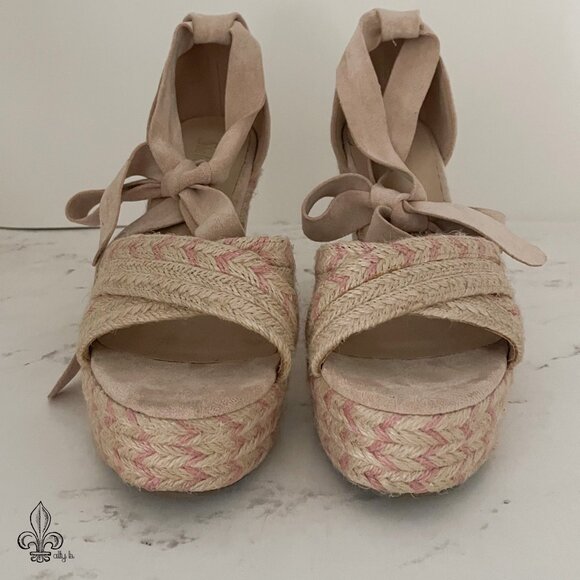 🦙Shela Suede Espadrille Wedges🦙 - Picture 1 of 7